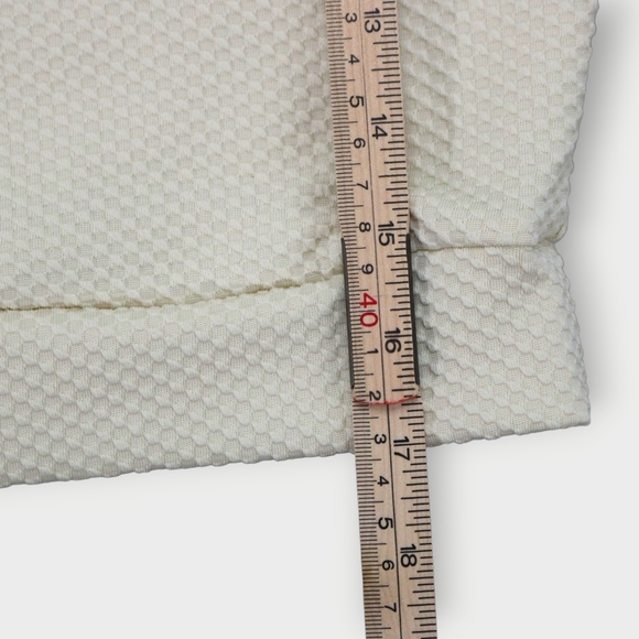 Free People X Seea Palomar Surf/Swim Crop Top, Size Large Cream Waffle Knit UV - Picture 8 of 10